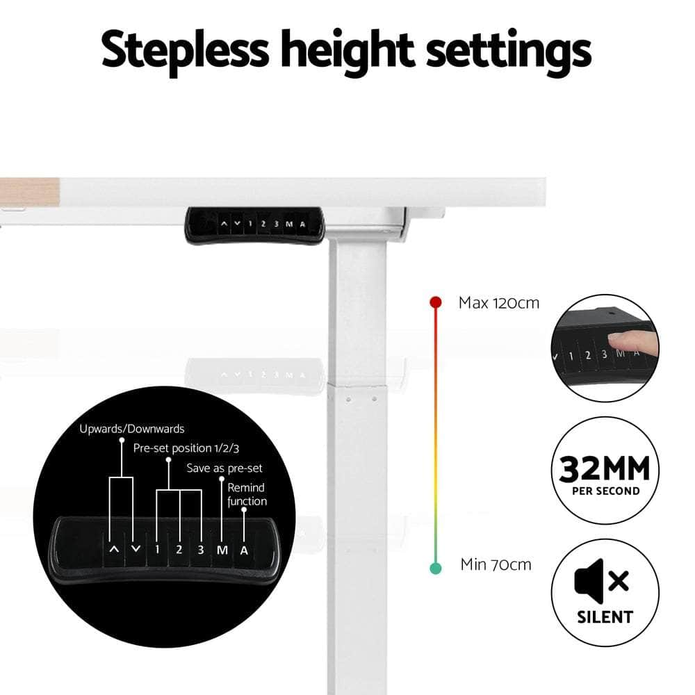 Standing Desk Motorised Dual Motor 120CM/140CM