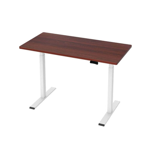 Standing Desk Motorised Dual Motor 120Cm Walnut