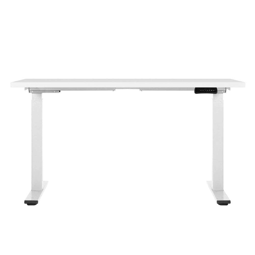 Standing Desk Motorised Dual Motor 140Cm White