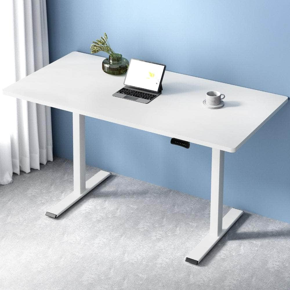 Standing Desk Motorised Dual Motor 140Cm White