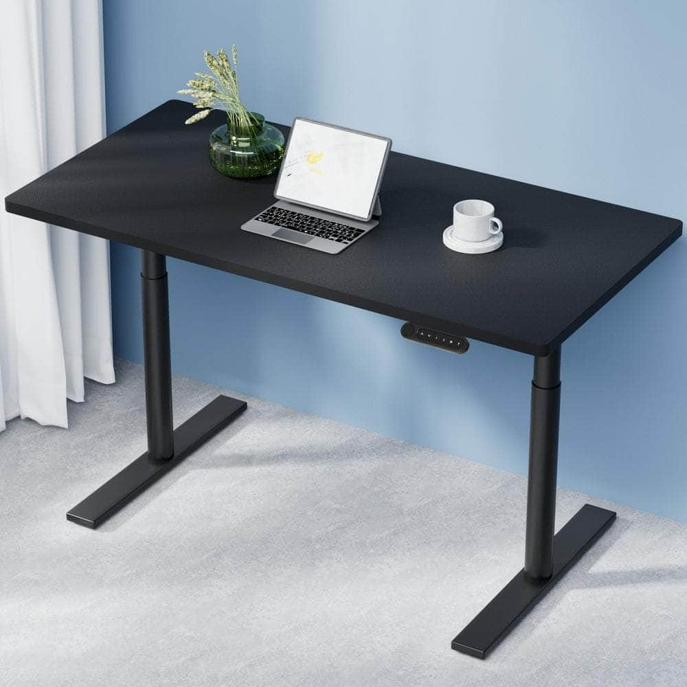 Standing Desk Motorised Electric Dual Motor Black 120Cm