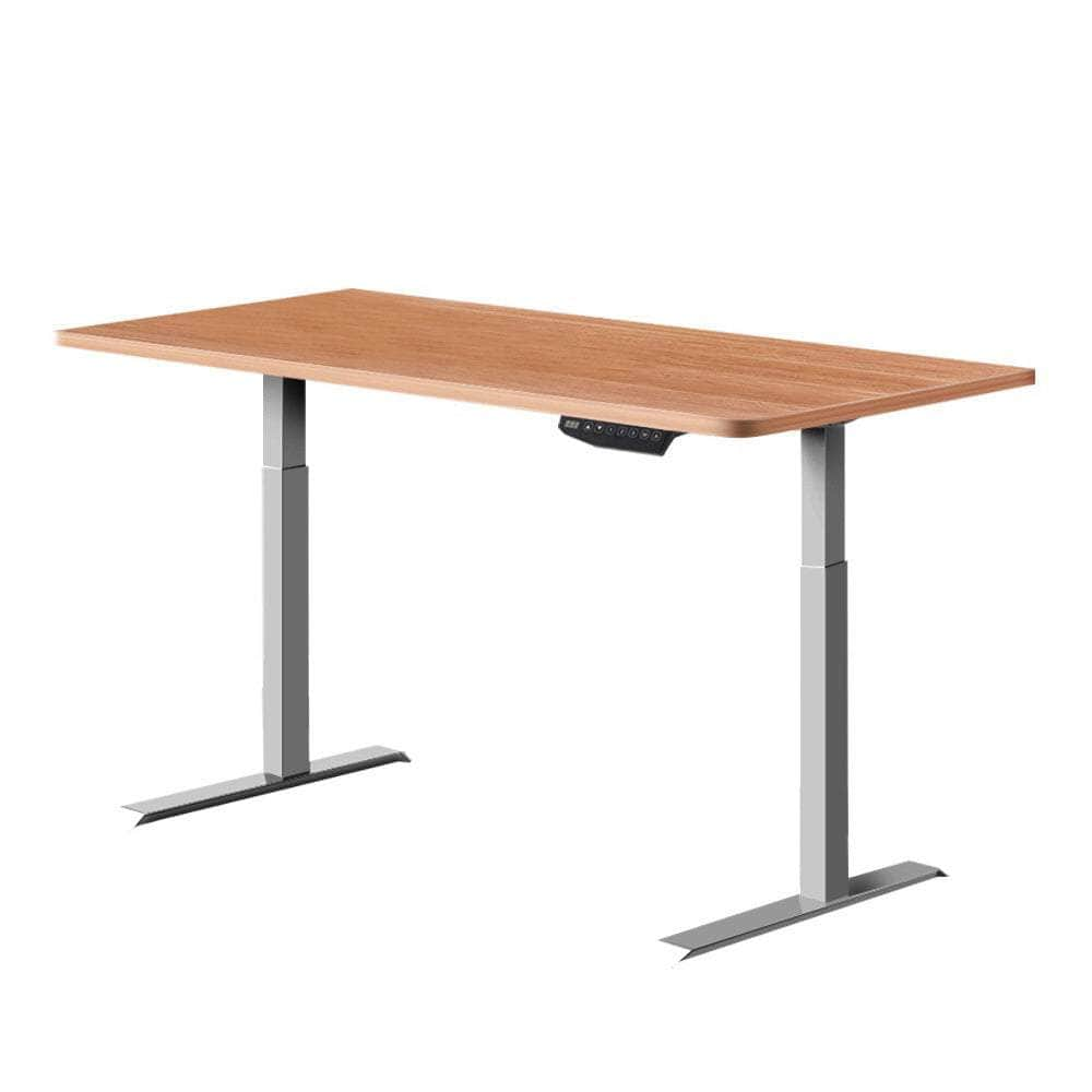 Standing Desk Motorised Electric Height Adjustable Laptop Computer Table 120cm Dual Motor