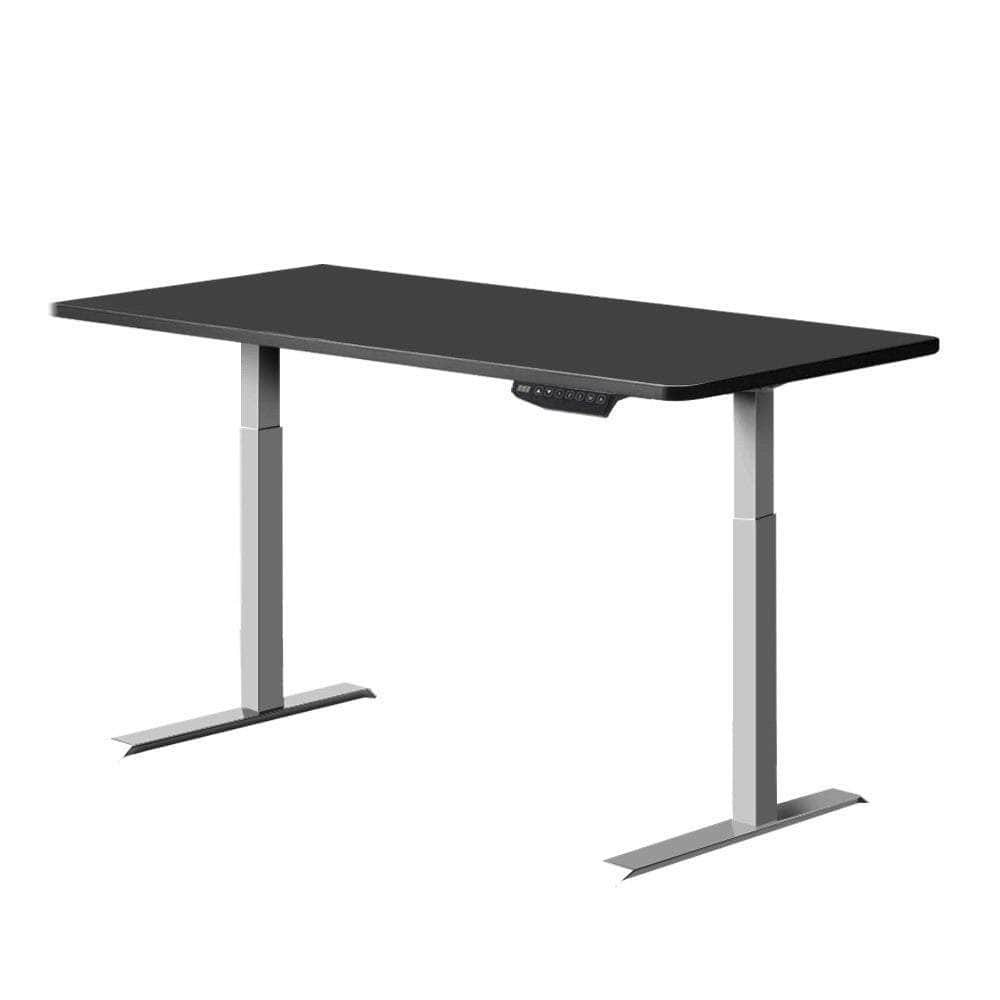 Standing Desk Motorised Sit Stand Table Riser Adjustable Computer Laptop Desks Dual Motors 140cm