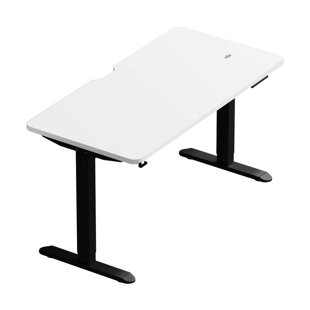 Standing Desk Wireless Charging Single Motor 140CM Black/White