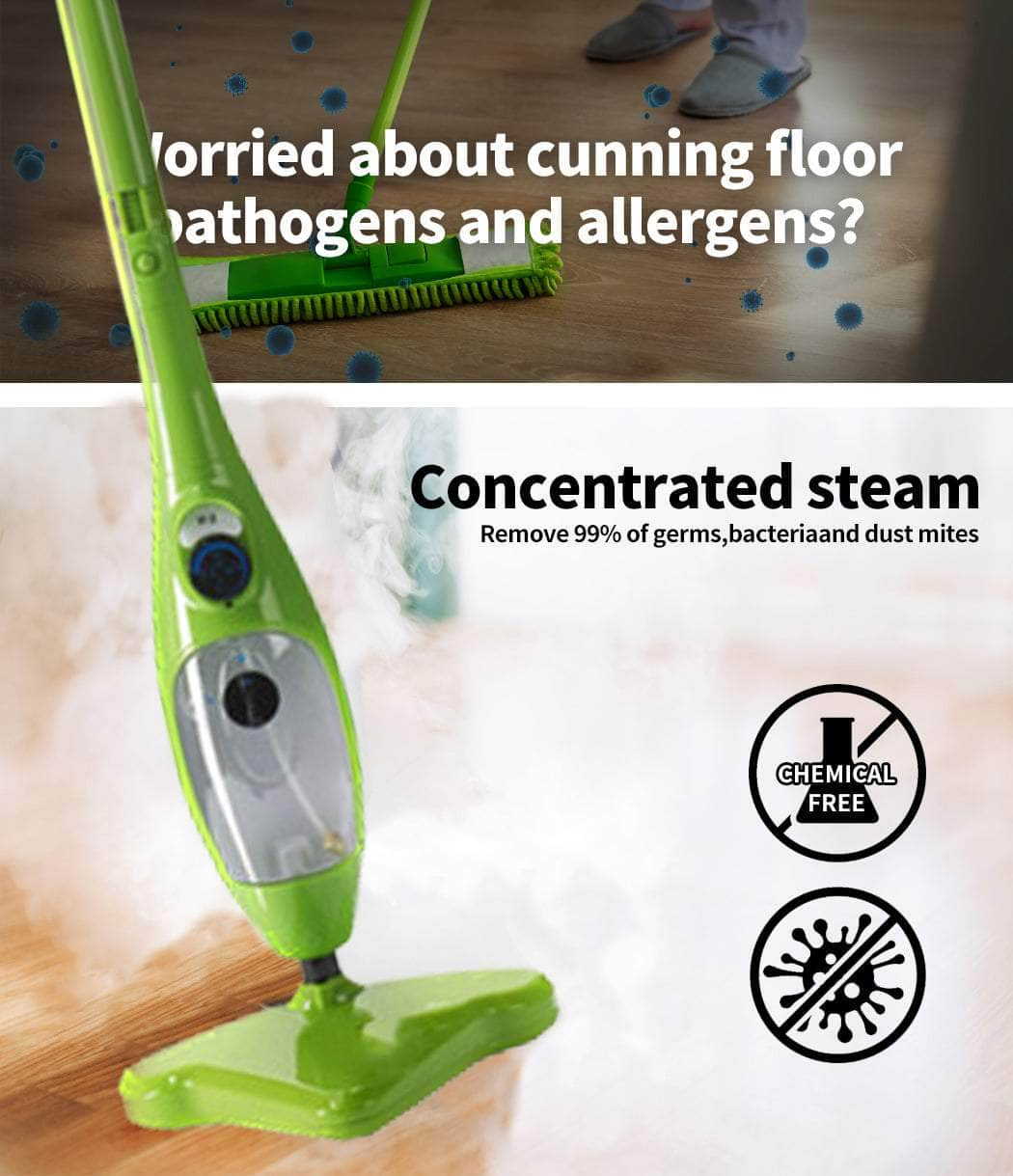 Steam Mop: Handheld Cleaner For Carpets & Floors