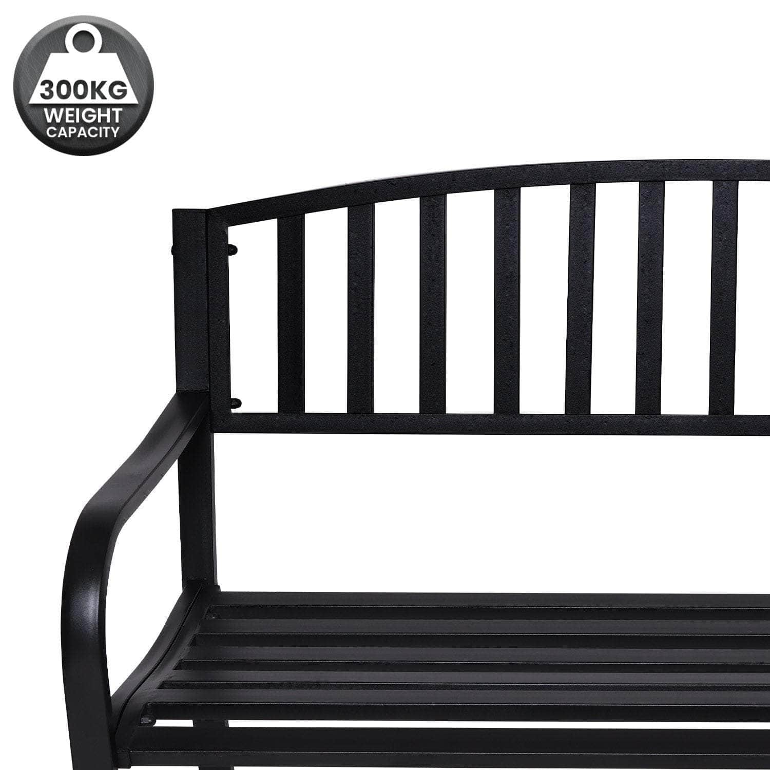 Steel Outdoor Garden Bench - Classic