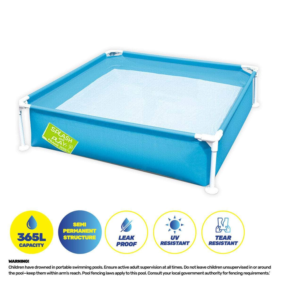 Steel Pro My First Frame Pool Kids Blue