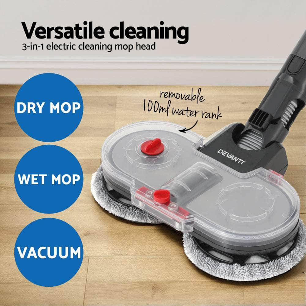 Stick Vacuum Cleaner Mop Head 350W Grey