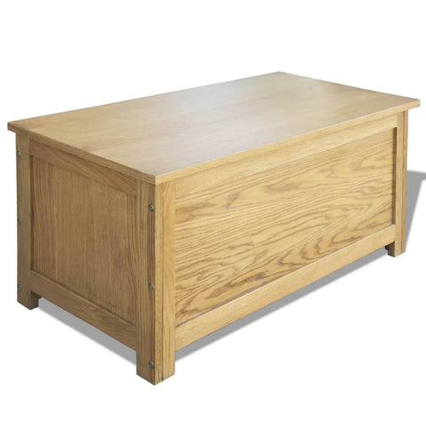 Storage Box Solid Oak Wood