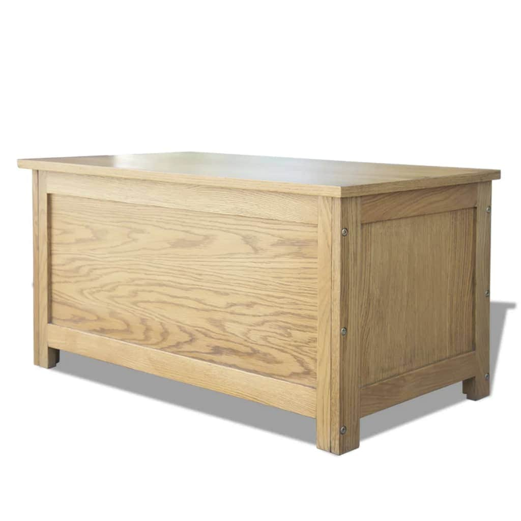 Storage Box Solid Oak Wood