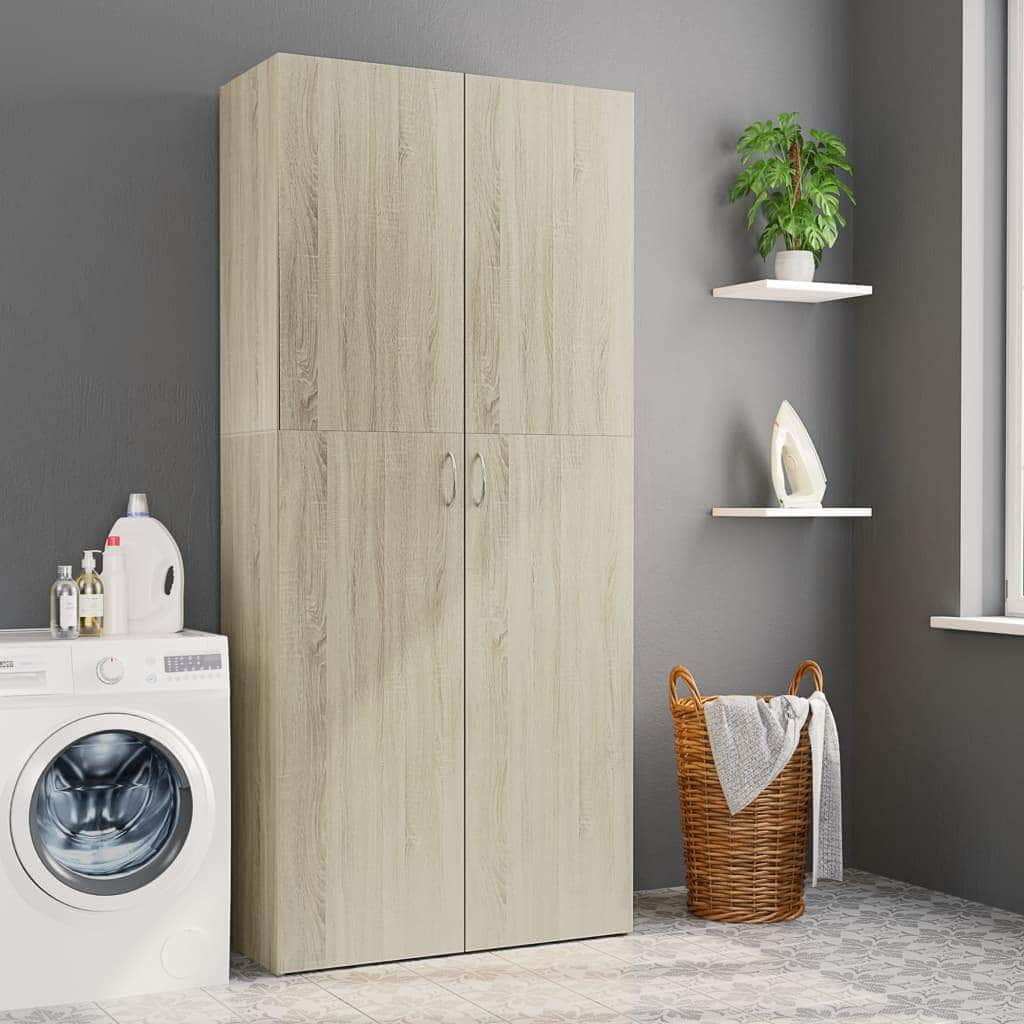 Storage Cabinet Sonoma Oak Chipboard