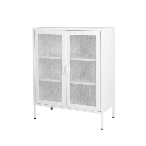 Storage Cabinet Steel Kitchen White