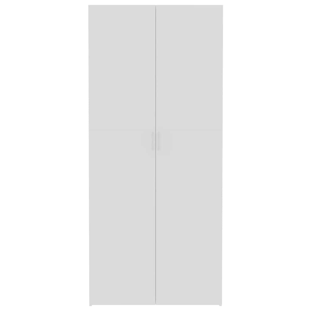 Storage Cabinet White Chipboard