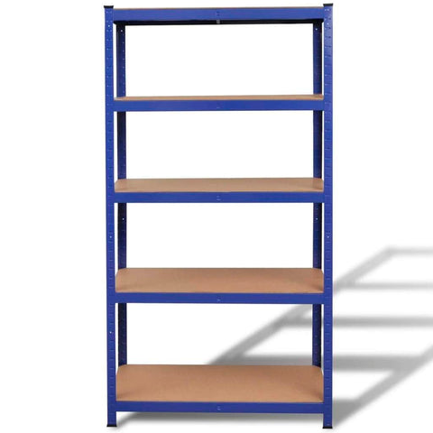 Storage Shelf Garage Storage Organizer Blue