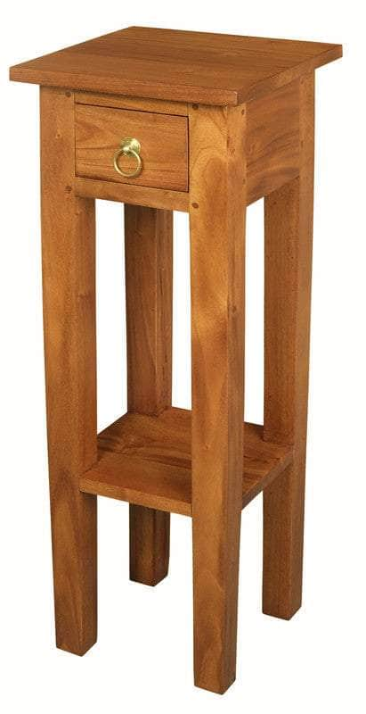 Straight Leg Plant Stand (Light Pecan)