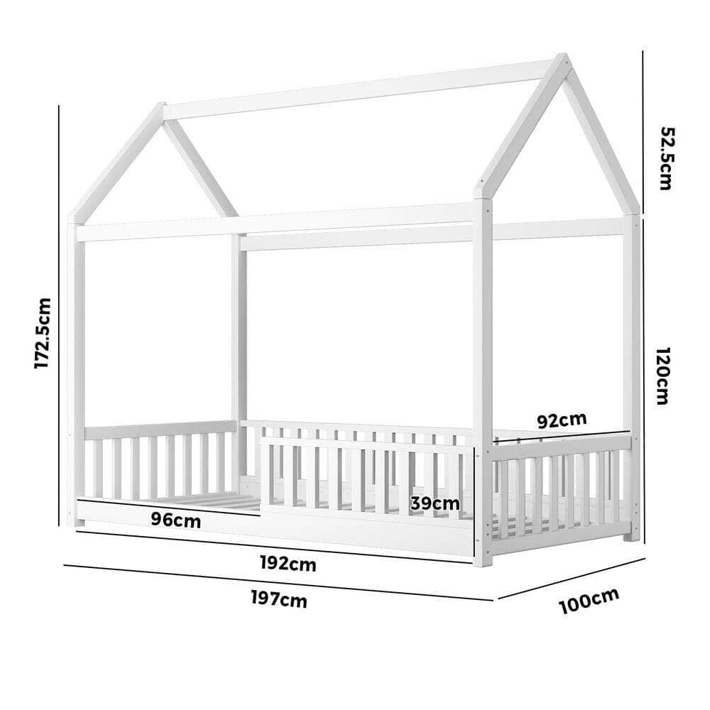 Sturdy Wooden Single Bed Frame for Kids: A Safe and Comfortable Sleep Space