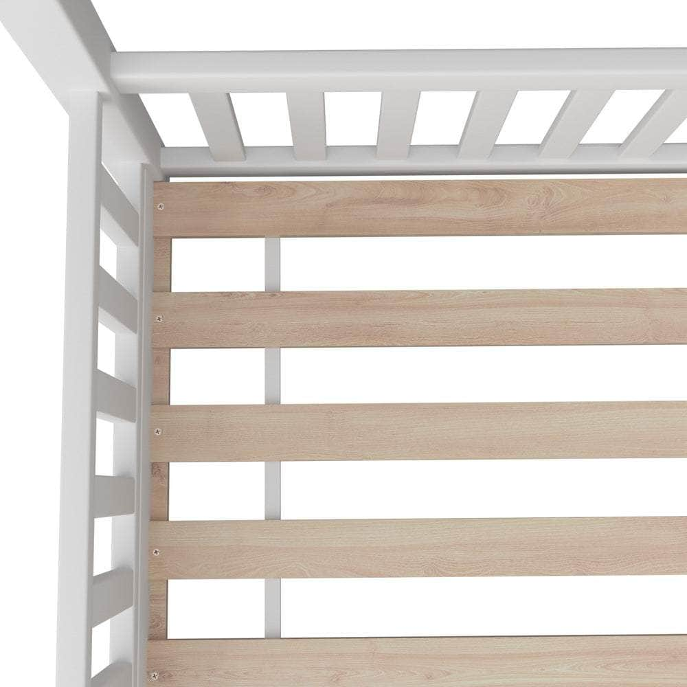 Sturdy Wooden Single Bed Frame for Kids: A Safe and Comfortable Sleep Space