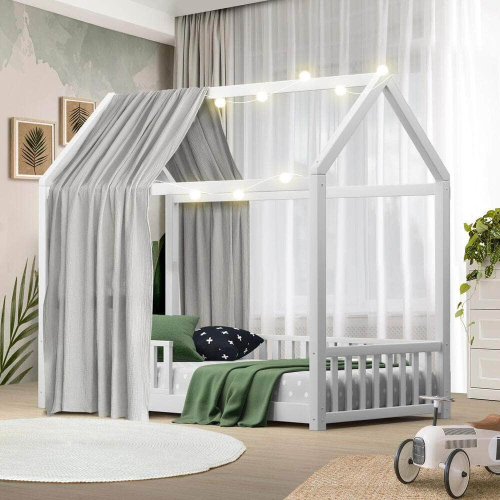 Sturdy Wooden Single Bed Frame for Kids: A Safe and Comfortable Sleep Space