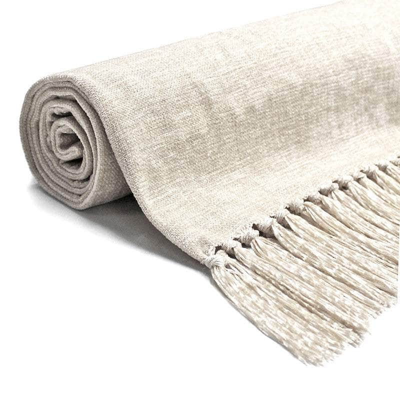 Stylish 150 x 200 cm Knitted Throw Rug