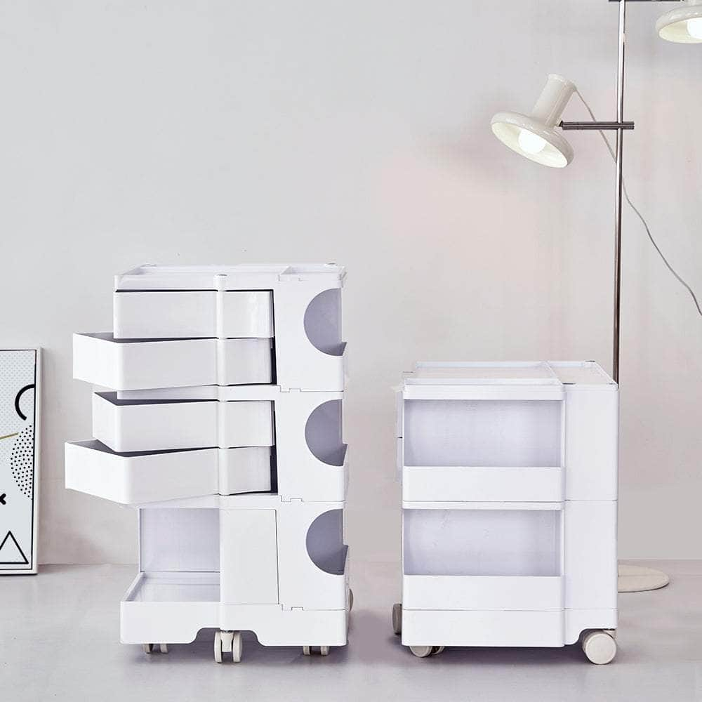 stylish Boby Trolley Storage Bedside Table Mobile Cart 3 Tier YE/OR/GR/GY/PK/WH