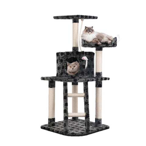 Stylish Cat Tree Tower with Scratching Posts - 120cm