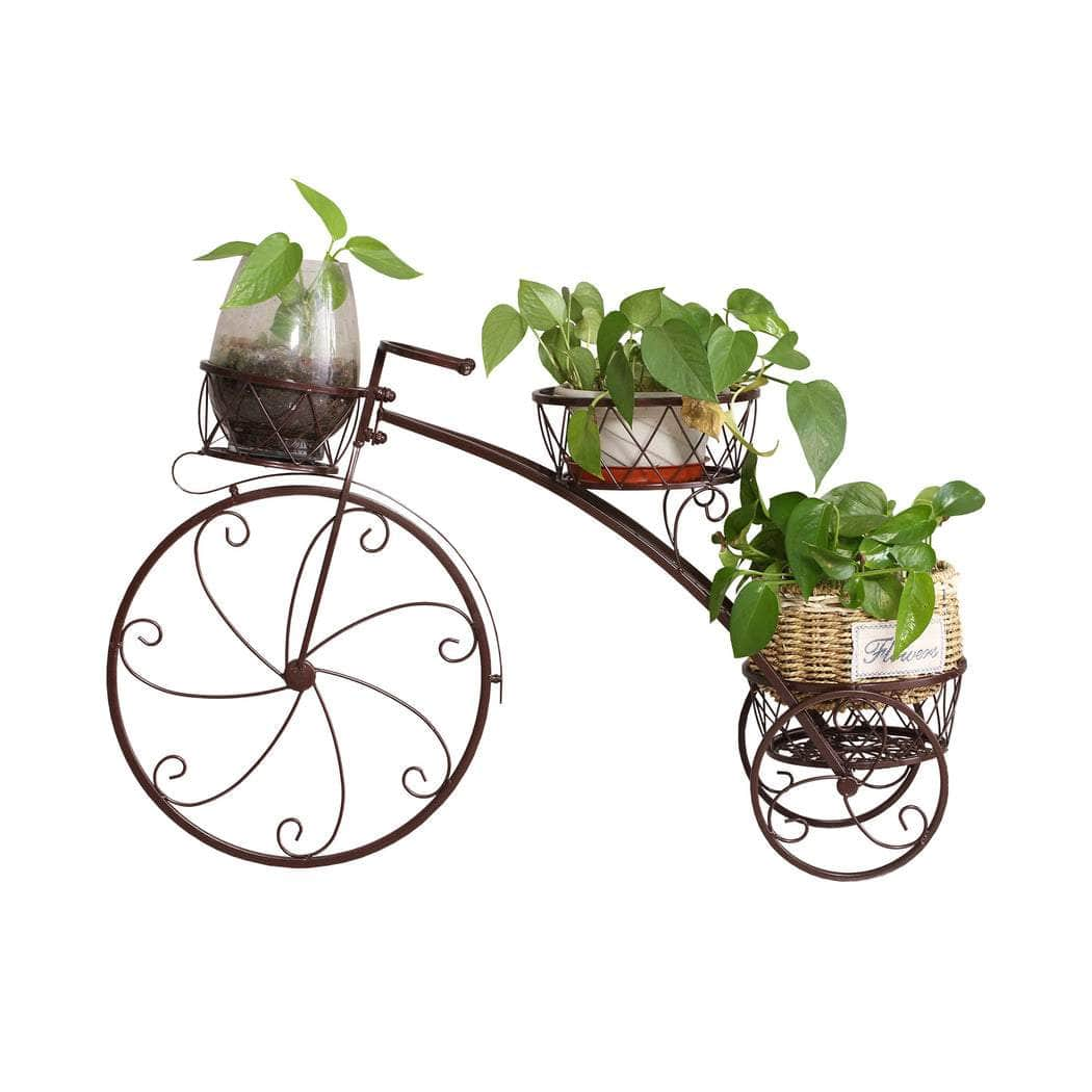 Stylish Metal Bronze Plant Stand