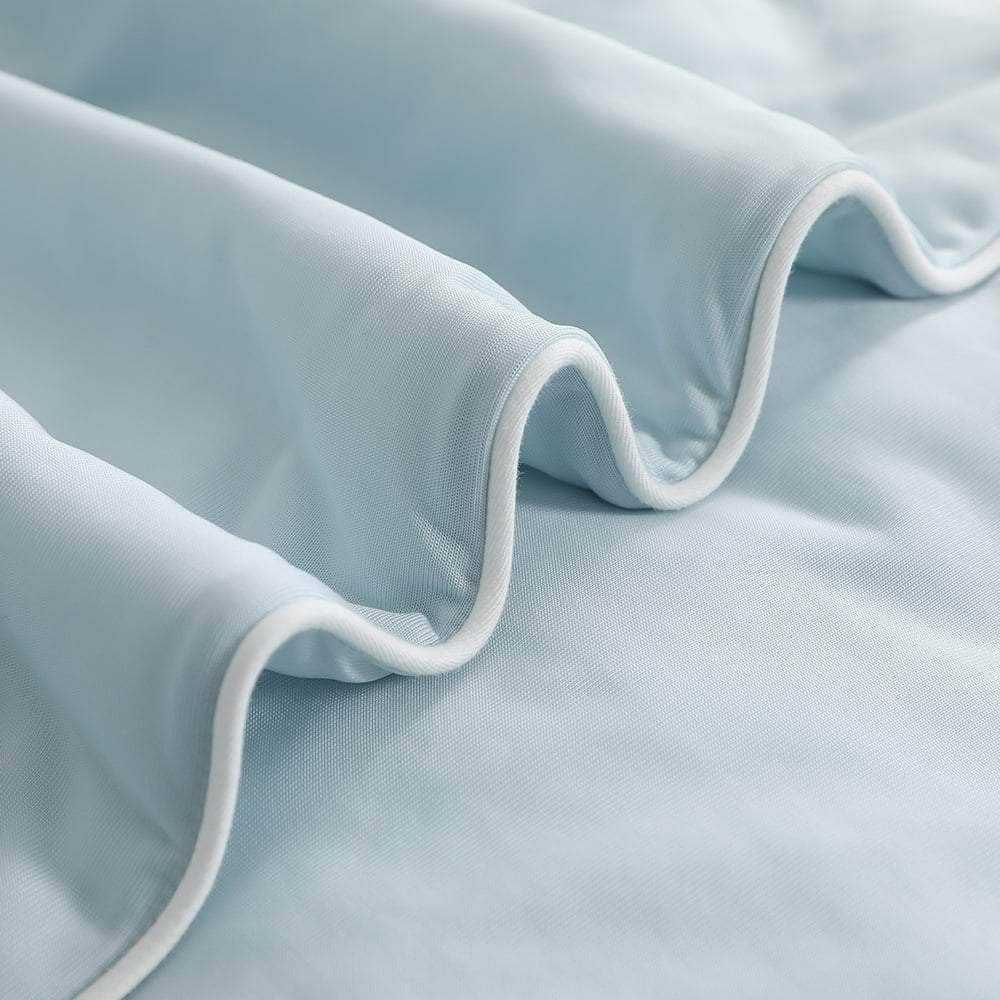 Summer Cooling Quilt Blanket Blue for Queen/Single Bed