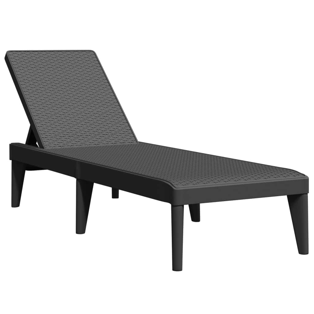 Sun Lounger Anthracite PP