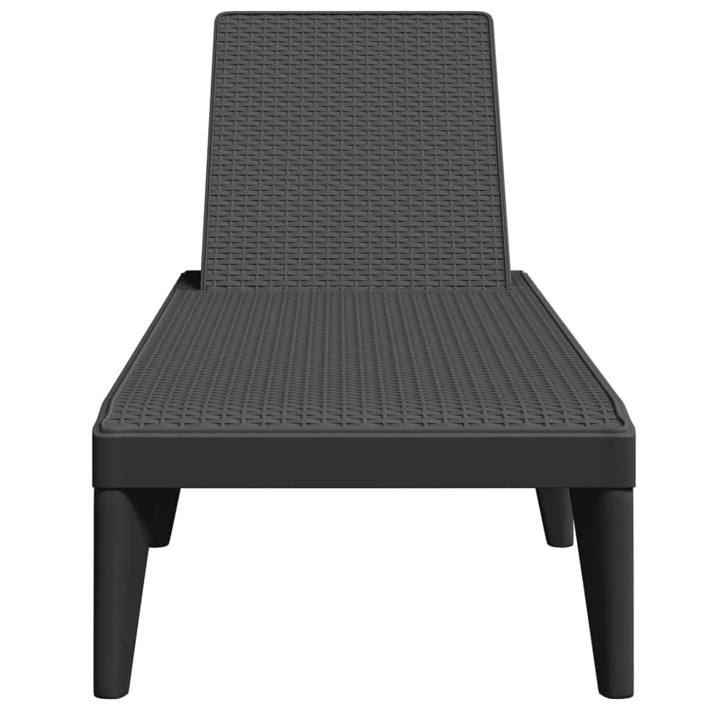 Sun Lounger Anthracite PP