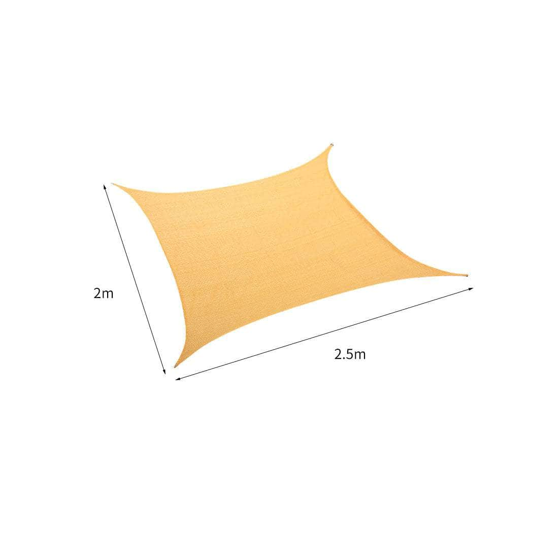 Sun Shade Sail Cloth Canopy Beige