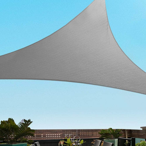 Sun Shade Sail Cloth Shadecloth Rectangle Canopy 280Gsm 4X4X5.7M