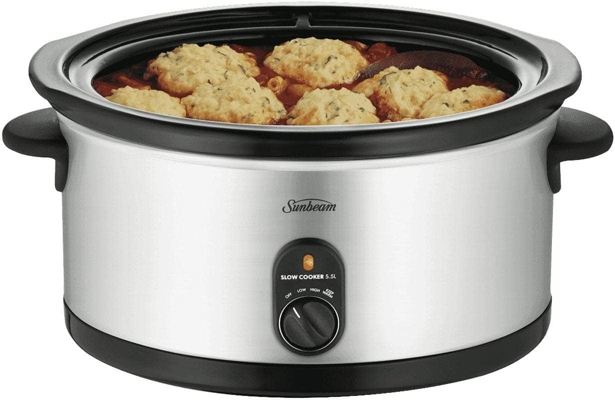 Sunbeam 5.5L Slow Electric Cooker Pot HP5520