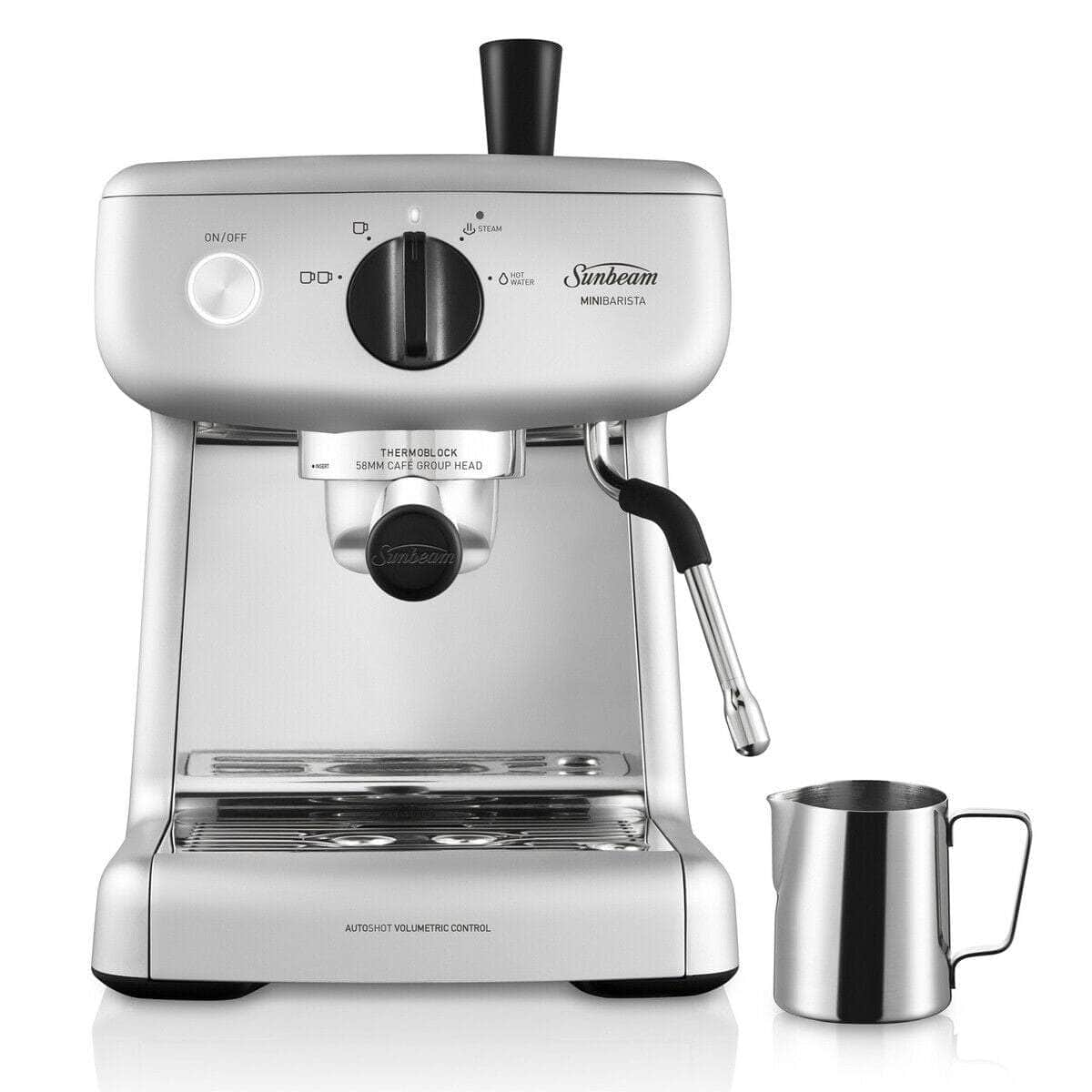 Sunbeam Mini Barista Espresso Machine Silver EM4300S