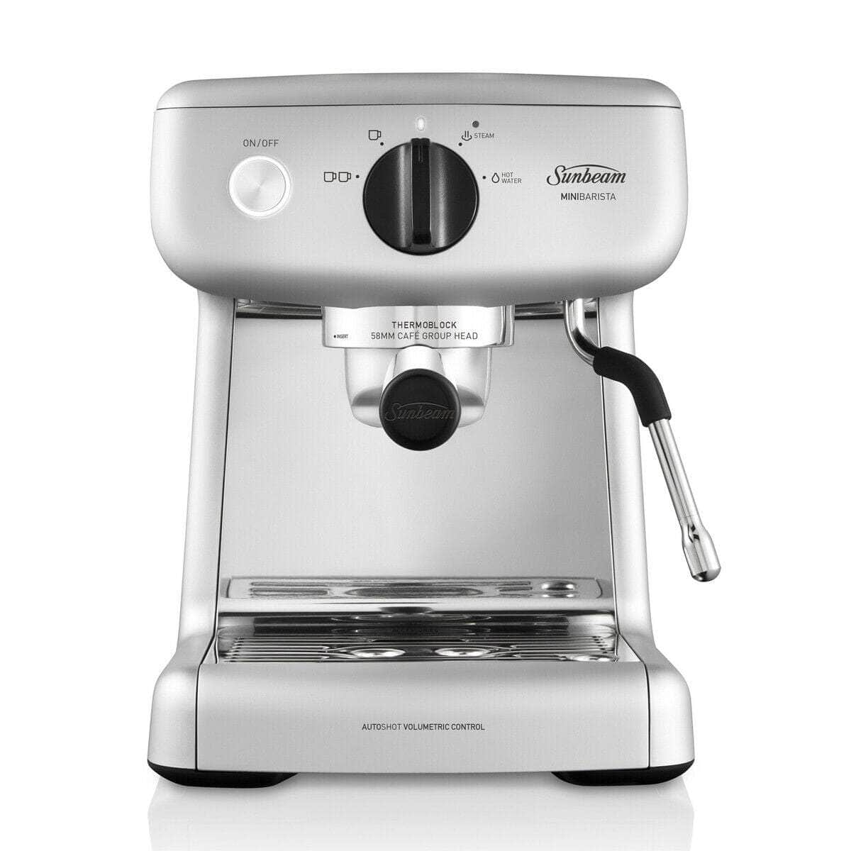 Sunbeam Mini Barista Espresso Machine Silver EM4300S