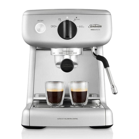 Sunbeam Mini Barista Espresso Machine Silver EM4300S