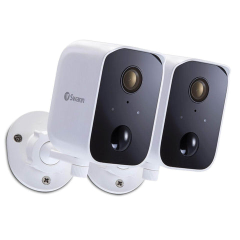 Swann White Corecam 1080P HD Wireless Security Camera (2 Pack) SWIFI-CORECAMP