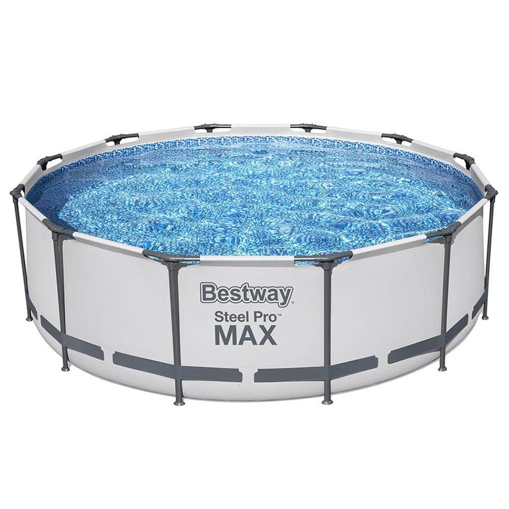 Swimming Pool Steel Frame Round Above Ground Pools w/ Filter Pump 9150L