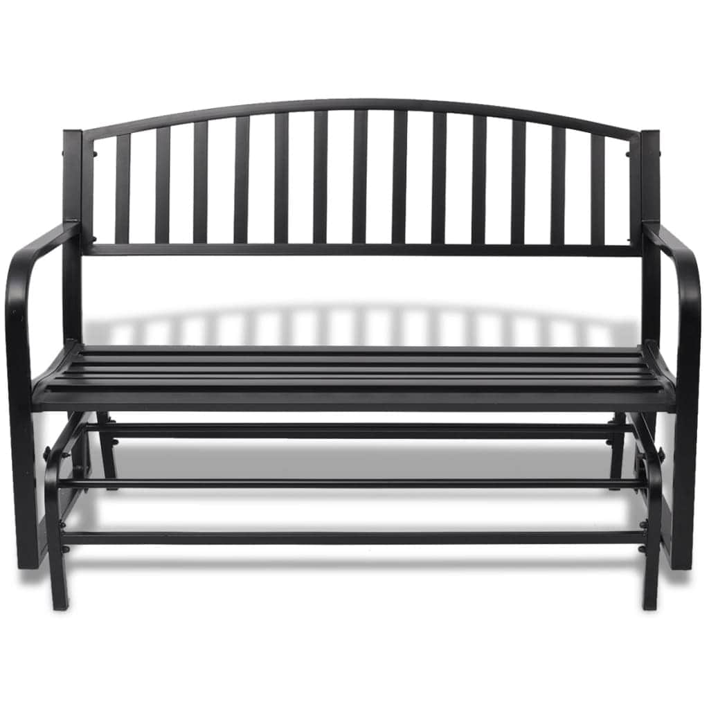 Swing Bench Black Steel