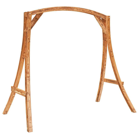 Swing Frame Solid Bent Wood with Teak Finish