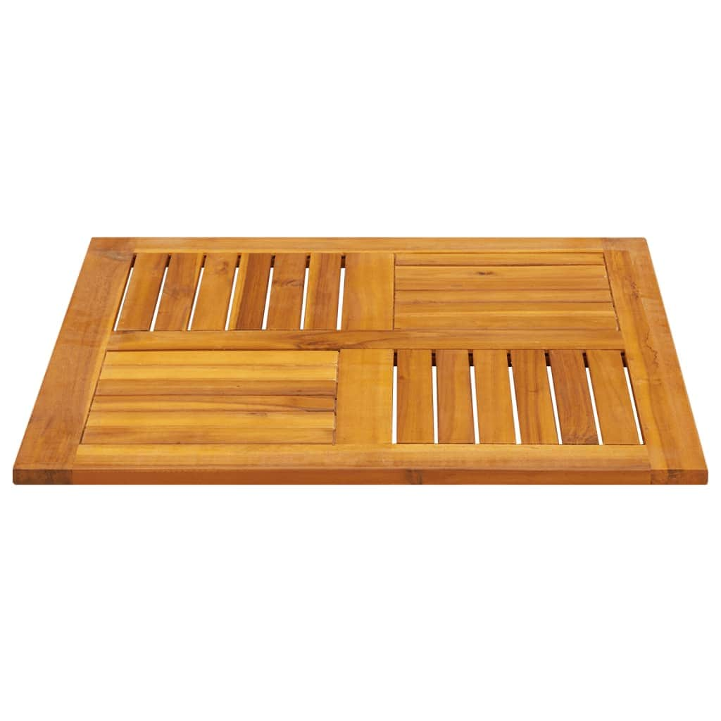 Table Top Square Solid Wood Acacia