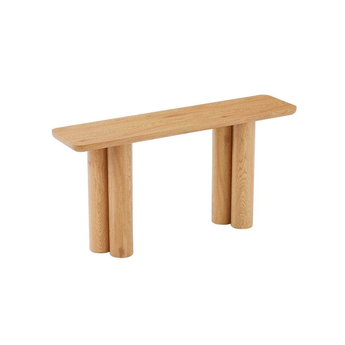 Tanner Natural Wooden Console Table