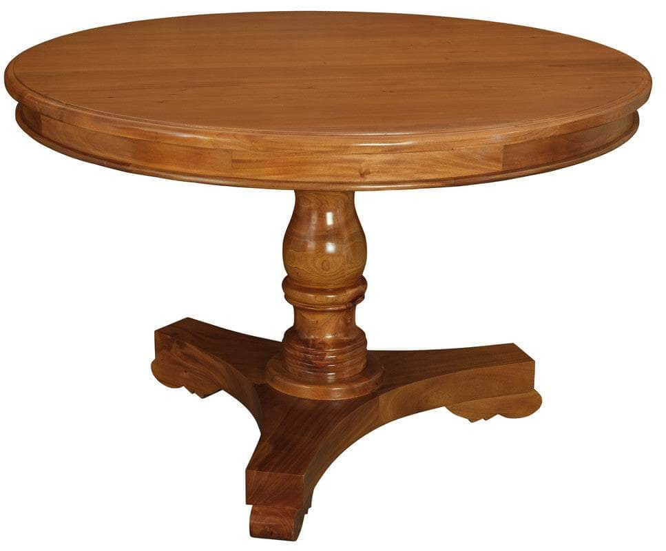 Tasmania Round Dining Table 120 Cm (Light Pecan)