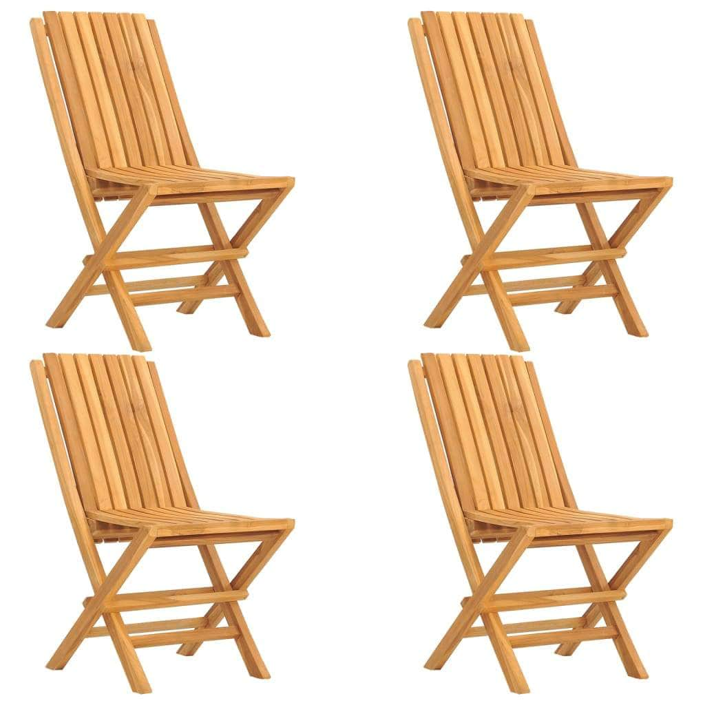 Teak Oasis Gathering: 5-Piece Garden Dining Set