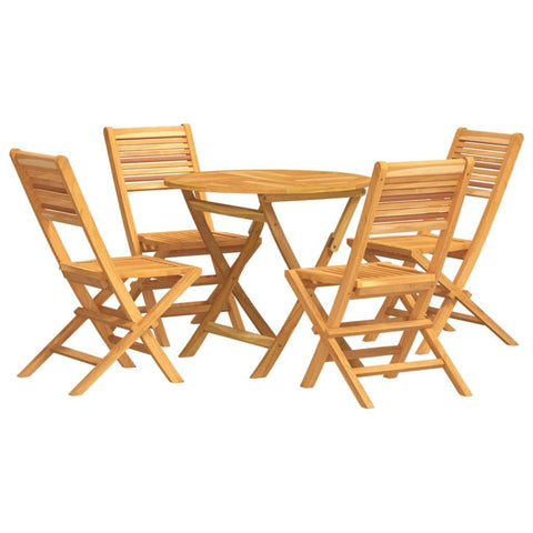 Teak Traditions: 5-Piece Garden Dining Set