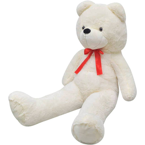 Teddy Bear Cuddly Toy Plush White 200 cm