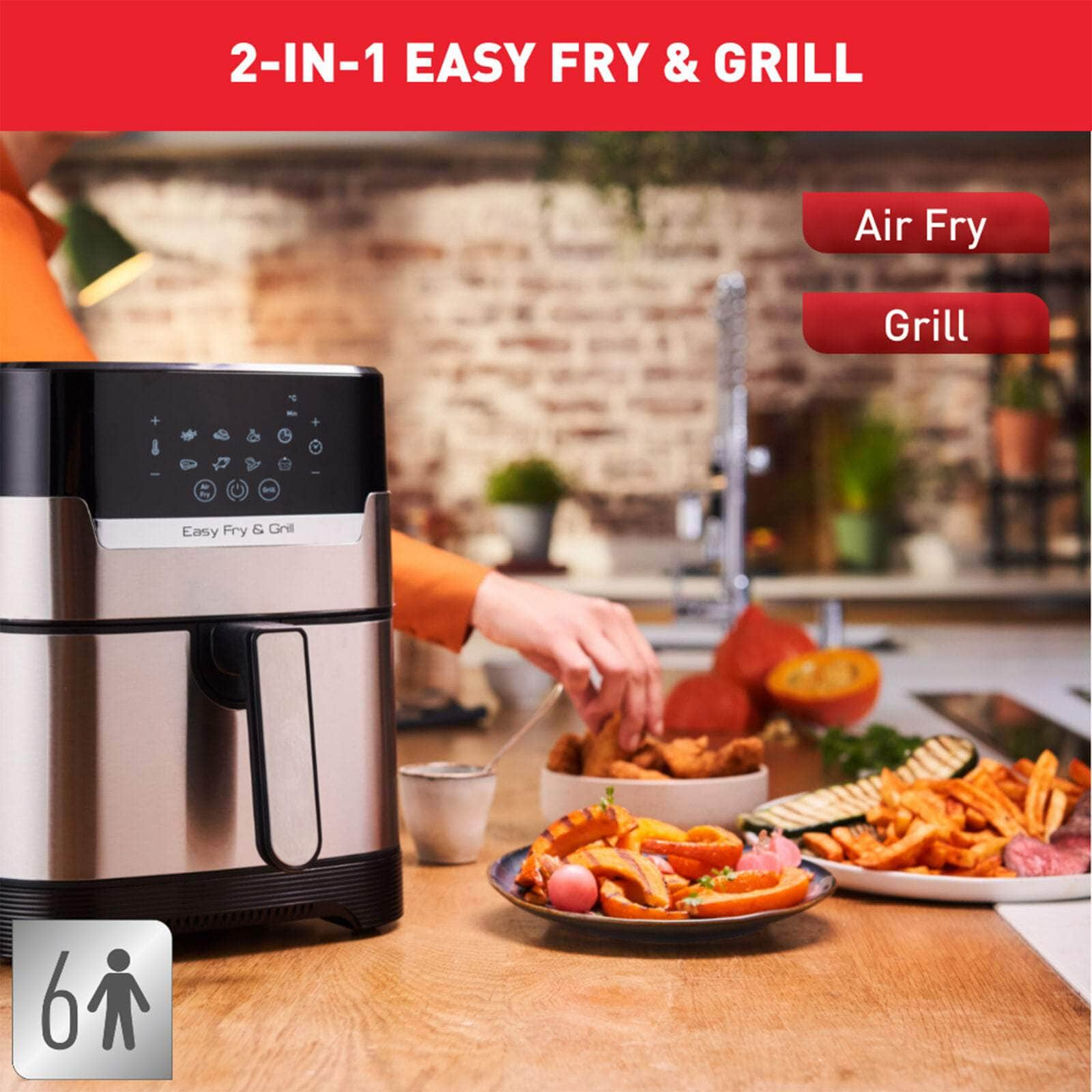 Tefal EASY FRY/GRILL DELUXE AIR FRY EY505D