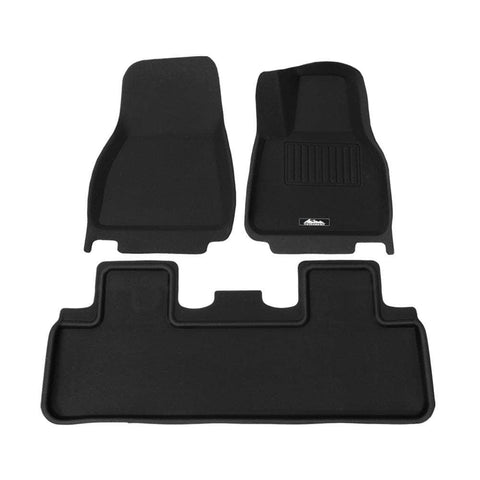 Tesla Model Y Rubber Mats Carpets Front Rear Set Rhd 21-24