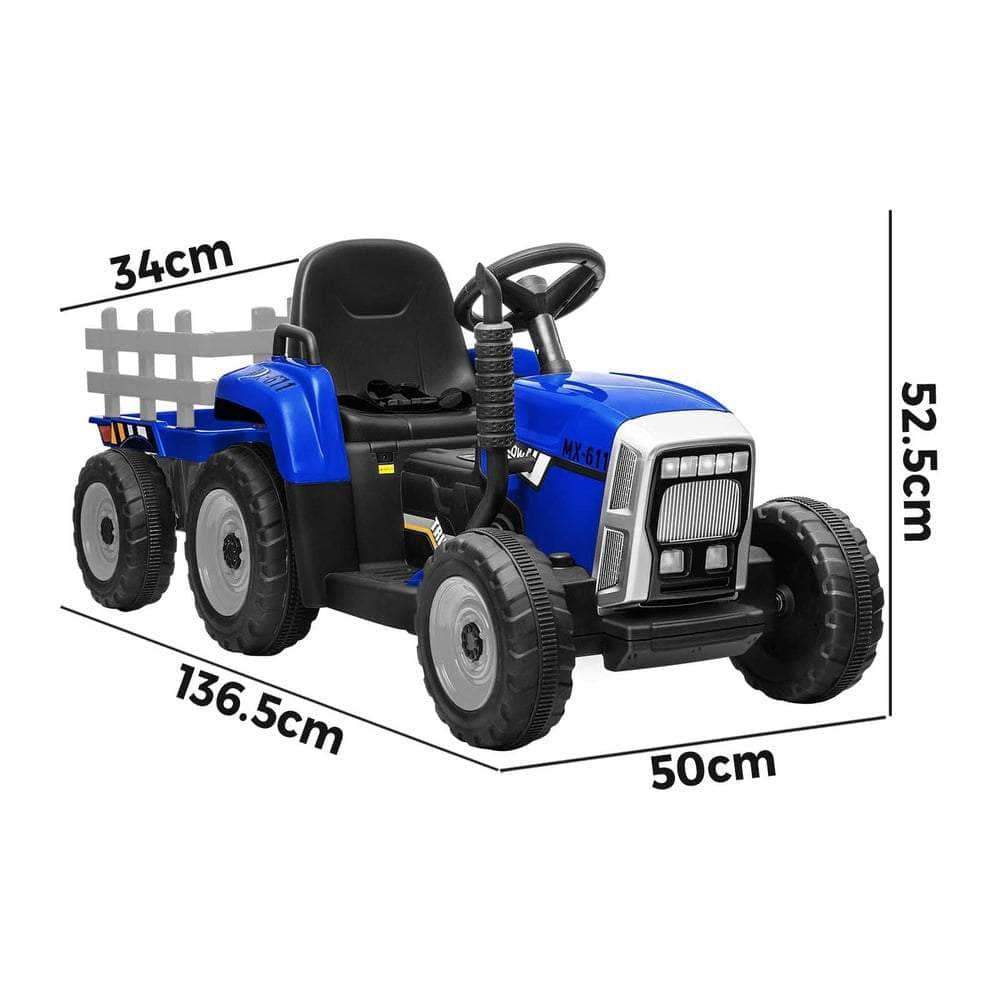 The Ultimate Outdoor Fun: 12V Electric Ride On Tractor with Bluetooth