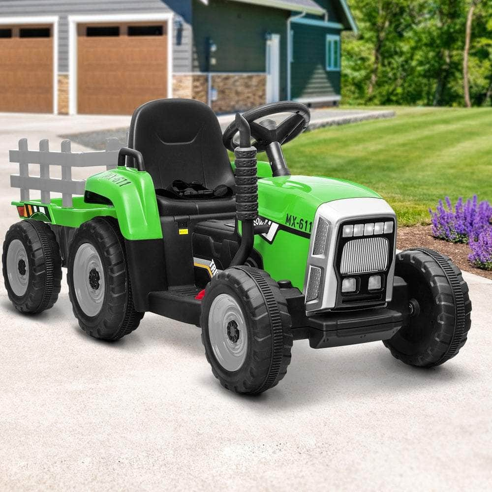 The Ultimate Outdoor Fun: 12V Electric Ride On Tractor with Bluetooth