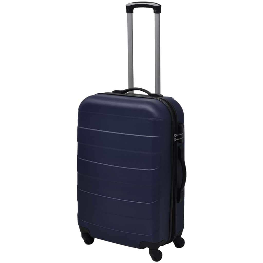 Three Piece Hardcase Trolley Set Blue